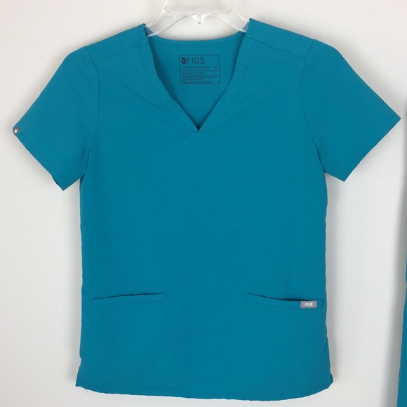 Figs Technical Collection XS Two Pocket Top - Picture 1 of 4